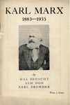 Karl Marx, 1883-1933 by Max Bedacht