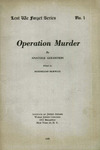 Operation murder