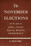 The November elections and the struggle for jobs, peace, equal rights and democracy