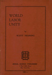 World labor unity by Scott Nearing