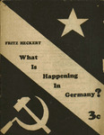 What is happening in Germany? by Fritz Heckert
