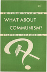 What about communism? by Arthur M. Schlesinger