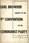 Report of the Central Committee to the ninth National Convention of the Communist Party of the U. S. A