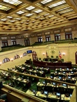 Debate Preparations in the Legislative Chamber of Puerto Rico's Government Building 2 by Maria Grisales
