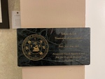 Commemorative Plaque Honoring the Inauguration in Puerto Rico's House of Representatives by Maria Grisales