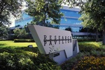 Research park, pavillion sign