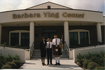 Barbara Ying Center Opening ceremony, Nelson Ying and bagpiper