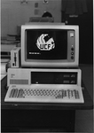 Computer with UCF Pegasus logo