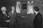 Howard Phillips Hall - dedication of building, December 18, 1981