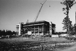 Library under construction - wide view