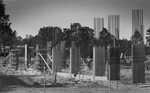 Computer Center II Building - concrete columns with rebar construction by Jon Findell